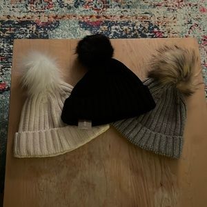 J Crew winter hats in 3 colors!